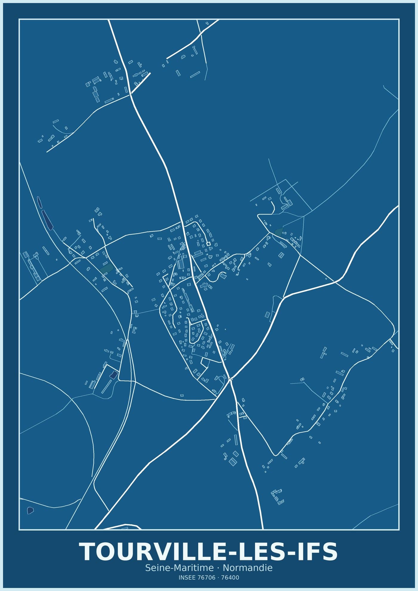 Plan de Tourville-les-Ifs