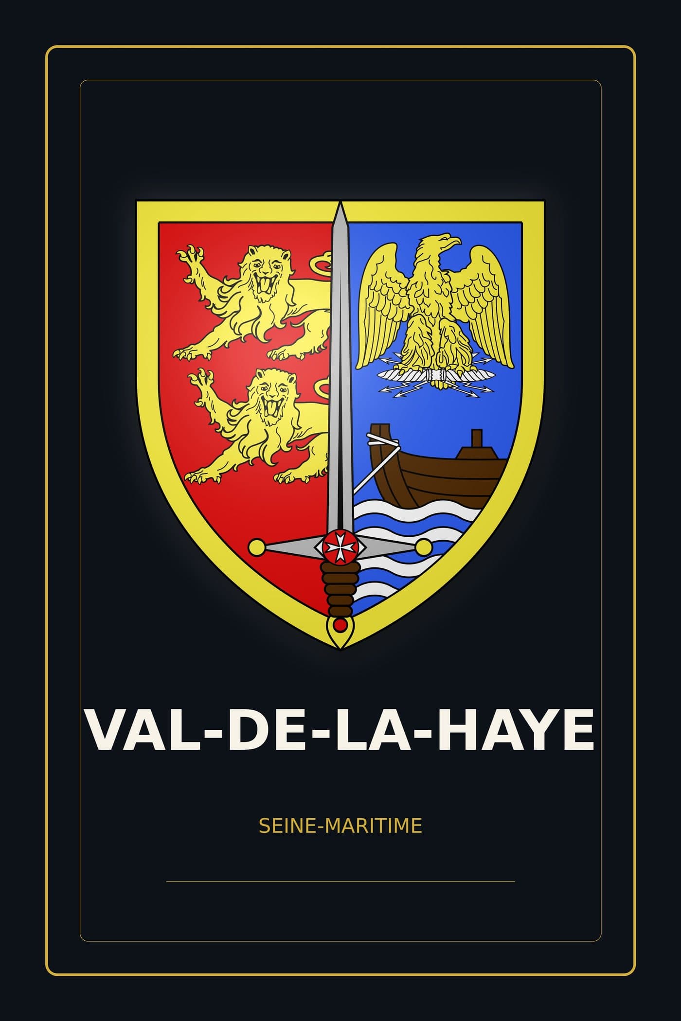 Blason de Val-de-la-Haye