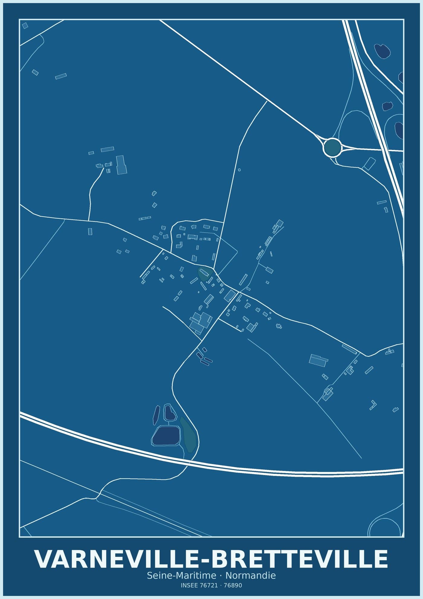 Plan de Varneville-Bretteville