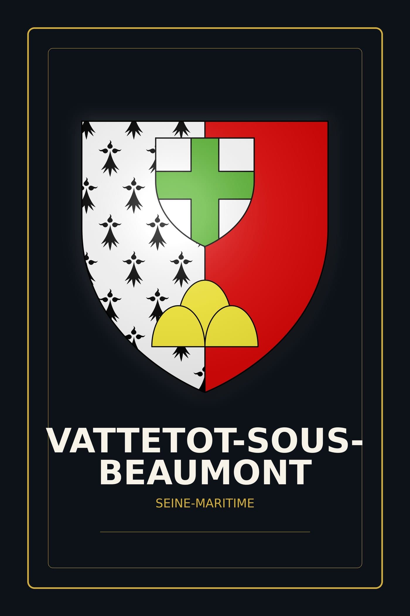 Blason de Vattetot-sous-Beaumont