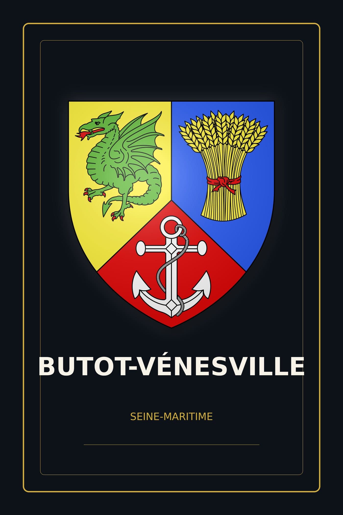 Blason de Butot-Vénesville