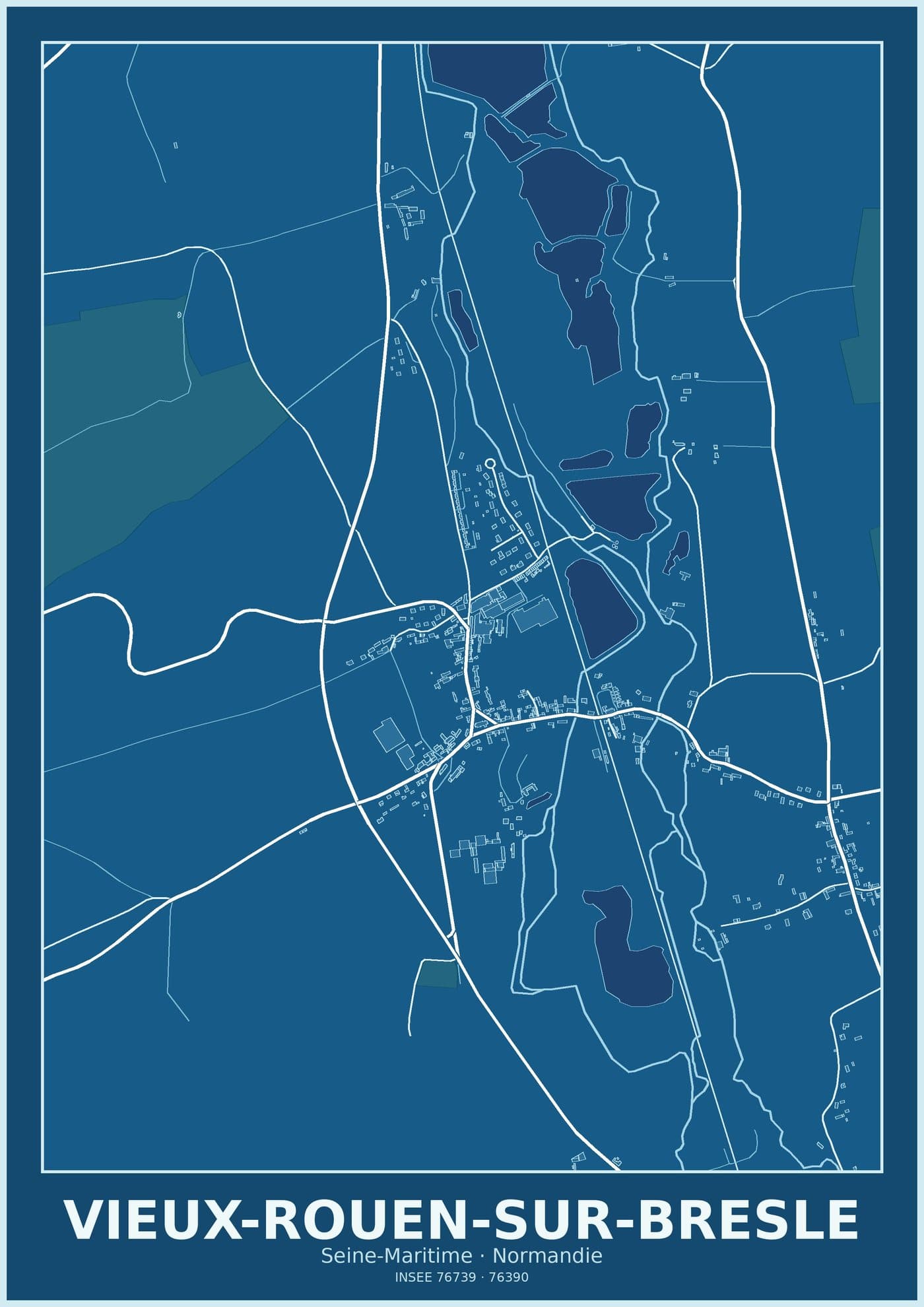 Plan de Vieux-Rouen-sur-Bresle