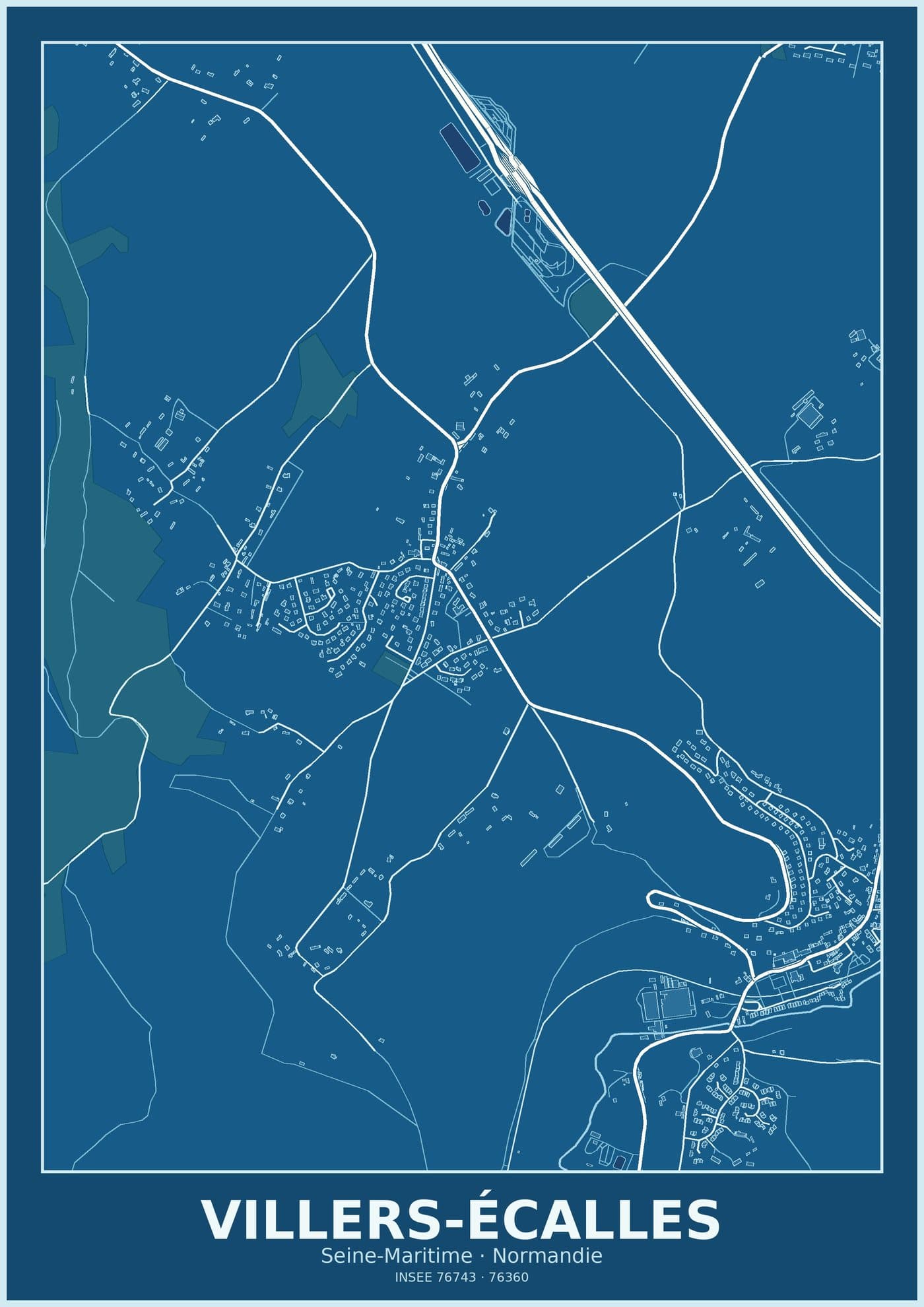 Plan de Villers-Écalles