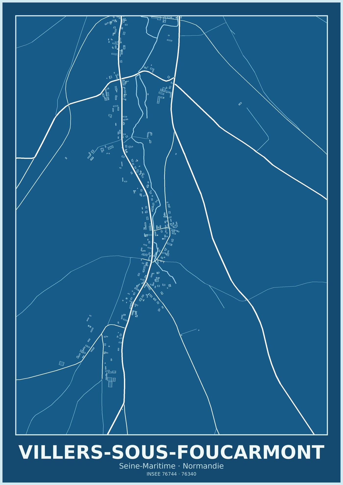 Plan de Villers-sous-Foucarmont