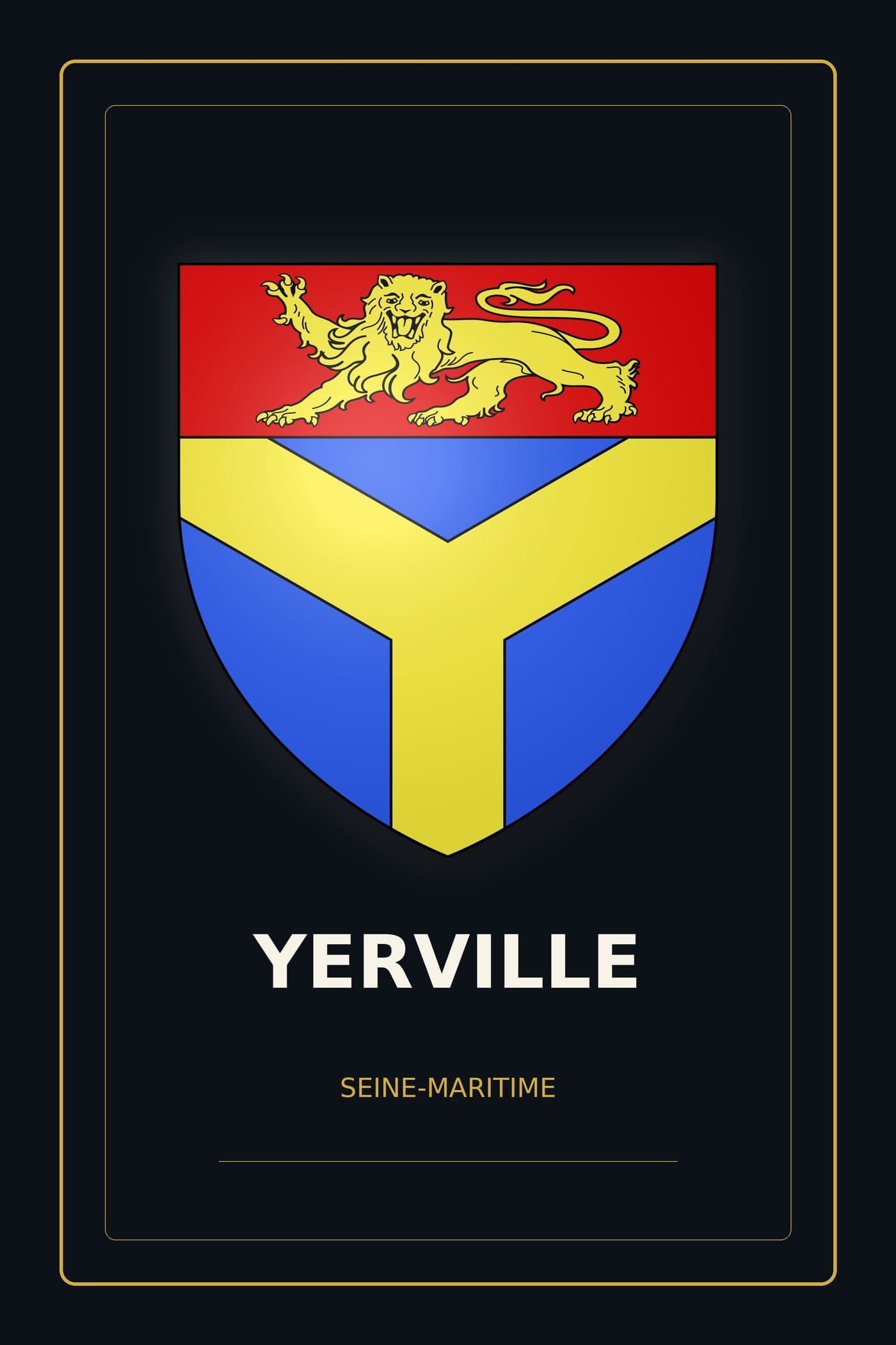 Blason d'Yerville