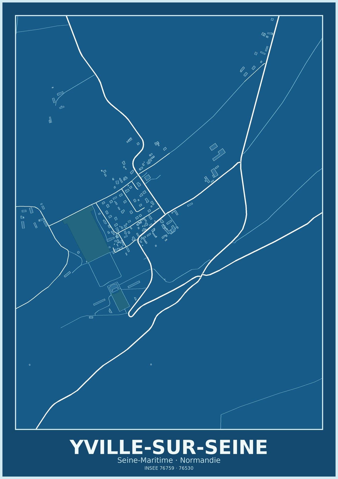 Plan d'Yville-sur-Seine