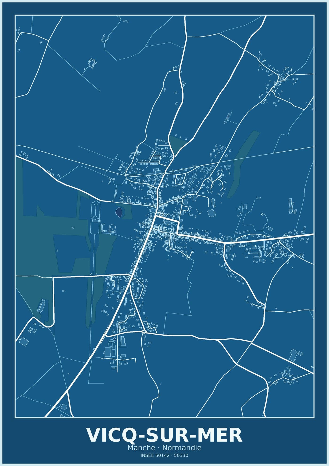 Plan de Vicq-sur-Mer