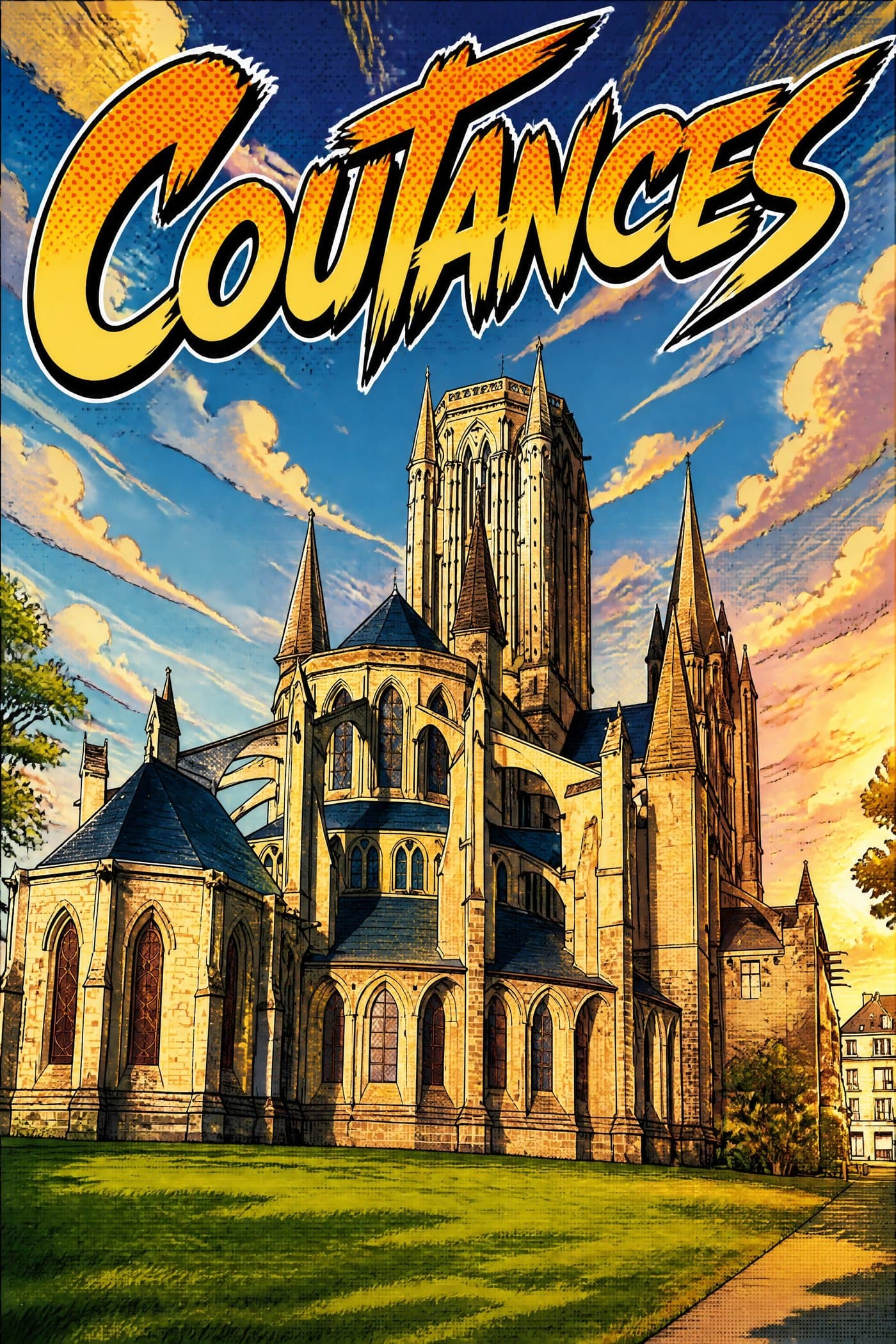 Affiche manga de Coutances