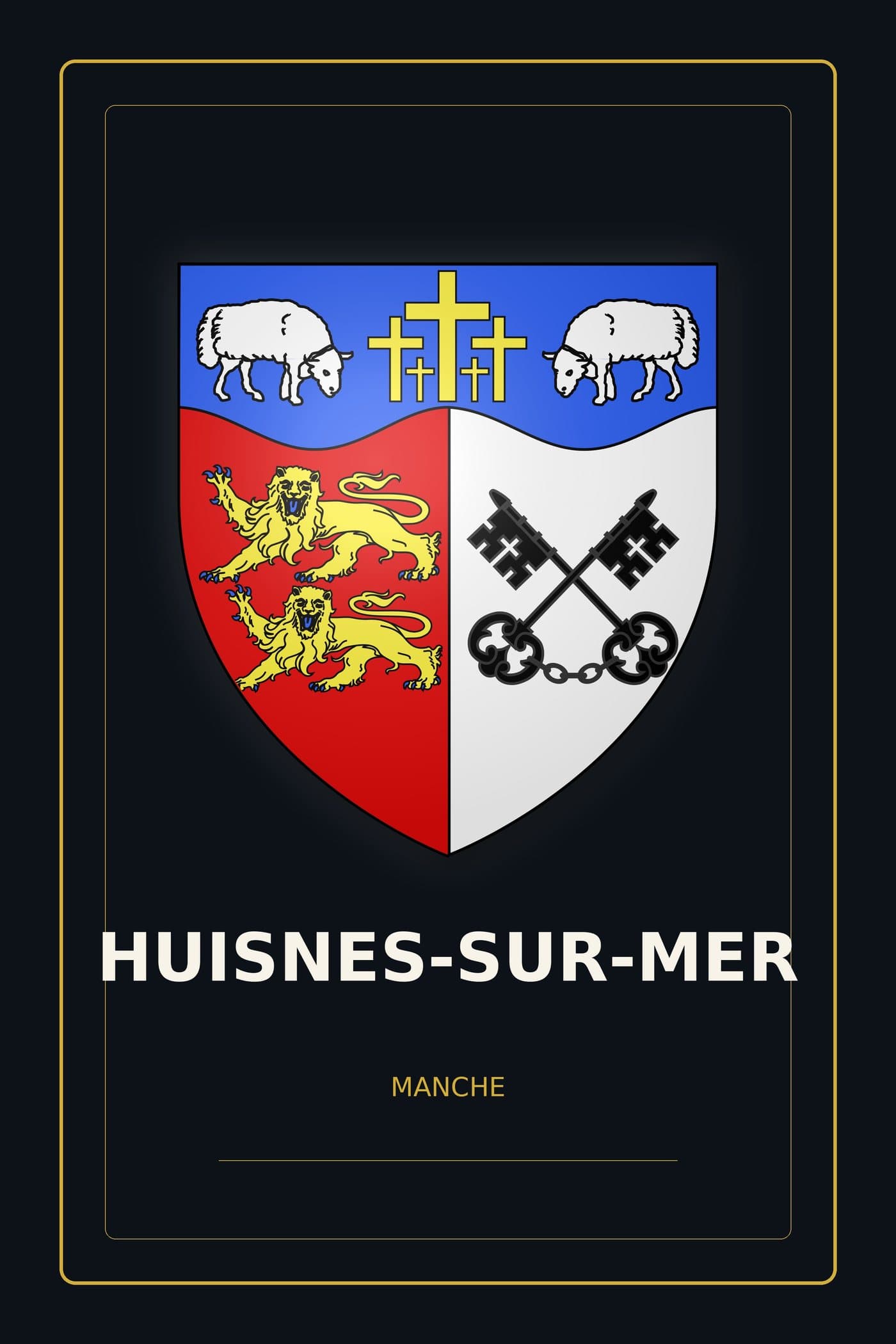 Blason d'Huisnes-sur-Mer