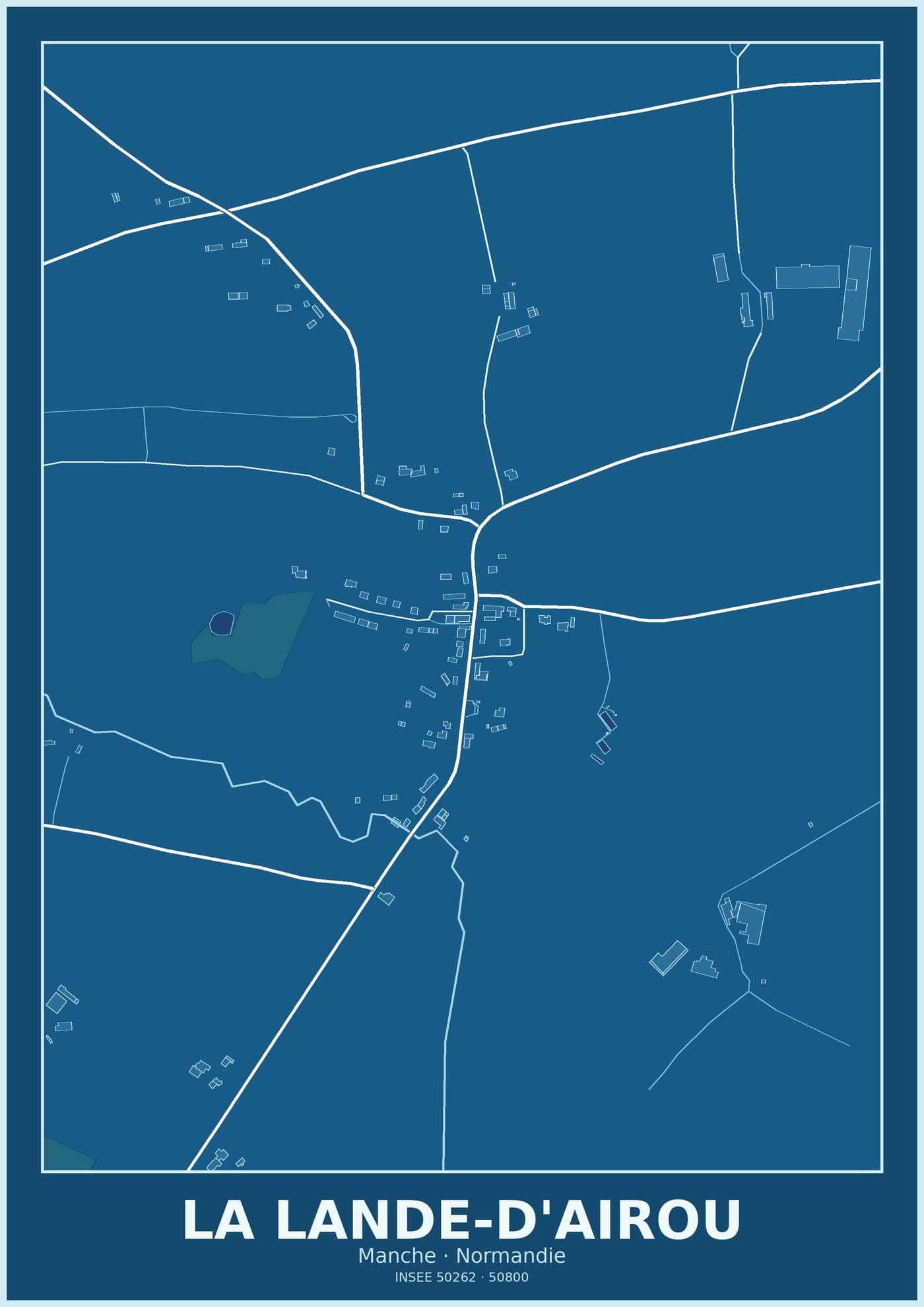 Plan de La Lande-d'Airou